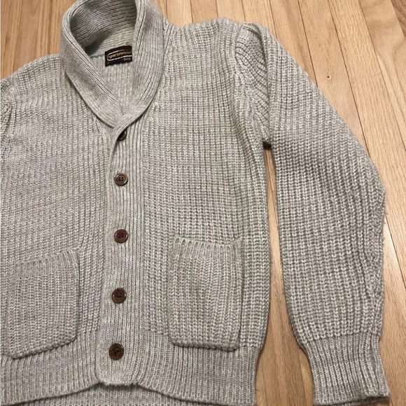 Vintage 1960's Sears Sportswear Sweater Mens Large Button Up Acrylic Cardigan - Picture 4 of 8